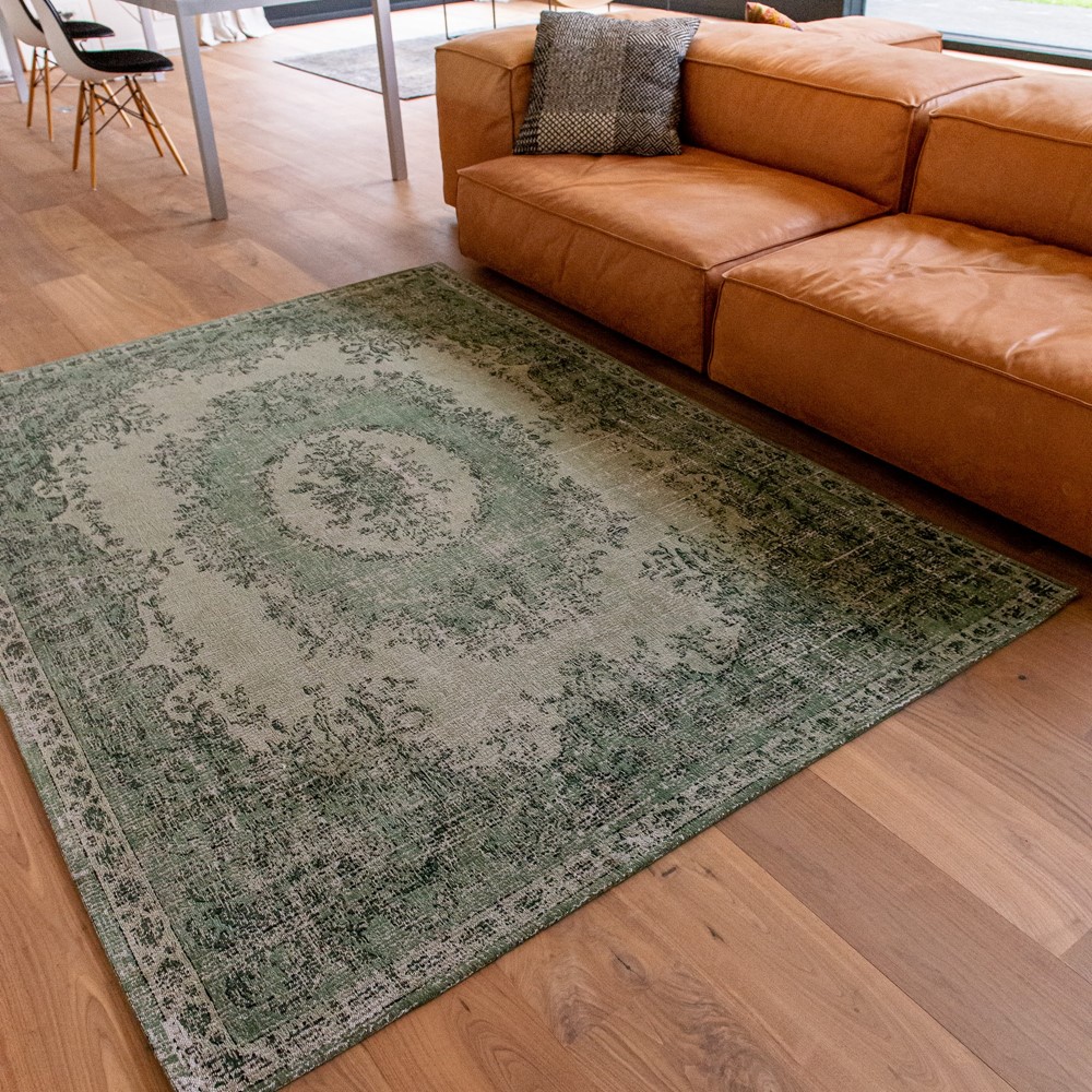 Louis De Poortere Designer Da Mosto Rugs in 9142 Este Green